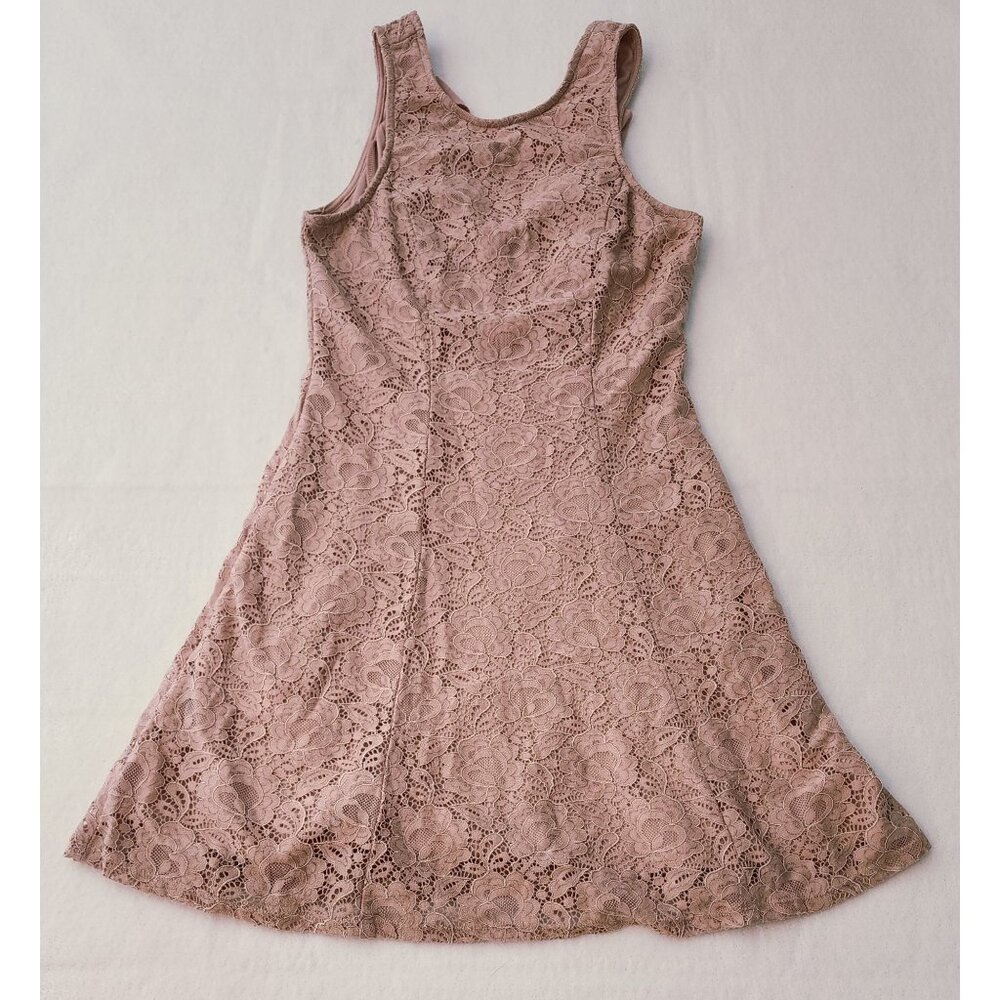 Speechless Mauve lace sleeveless dress size S